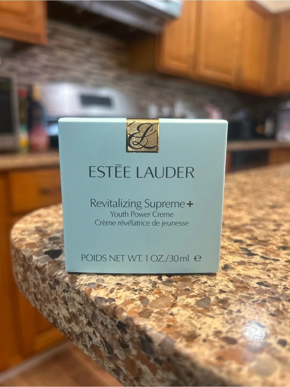 Estee Lauder Revitalizing Supreme+ Youth Power Creme - Pale Blue & Gold Accents
